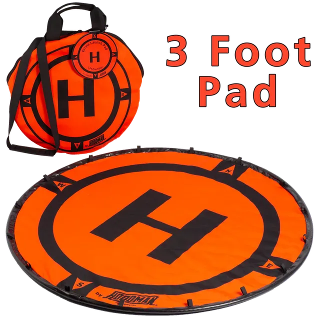 hoodman-hdlp3-drohnen-landepad-3-ft-orange image 1