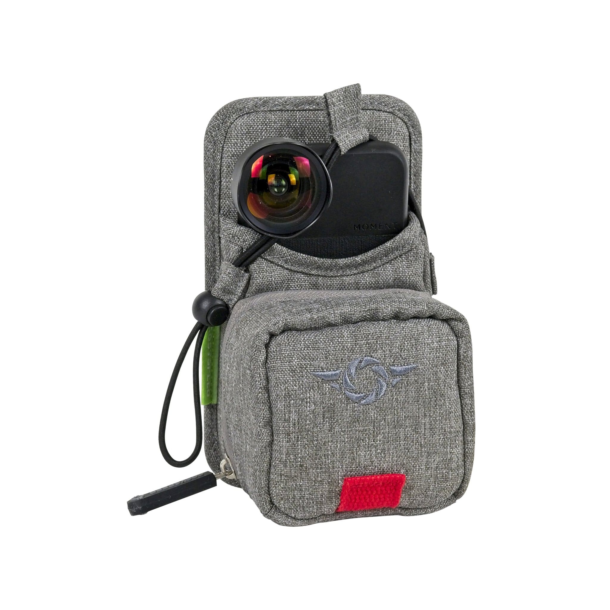 cosyspeed-phoneslinger-prime-smartphone-tasche-steel-grey-red-4-objektive image 1