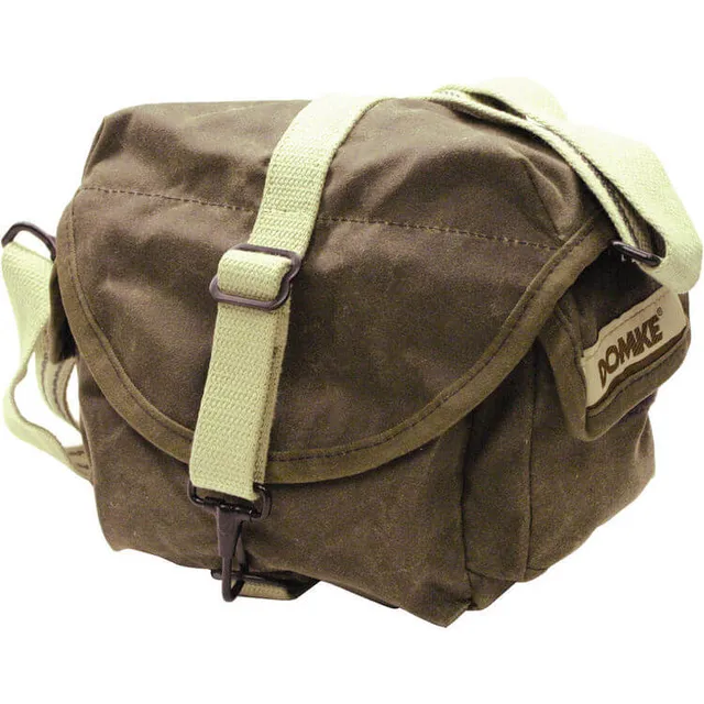 domke-f-8-small-schultertasche-ruggedwear-braun-canvas image 1