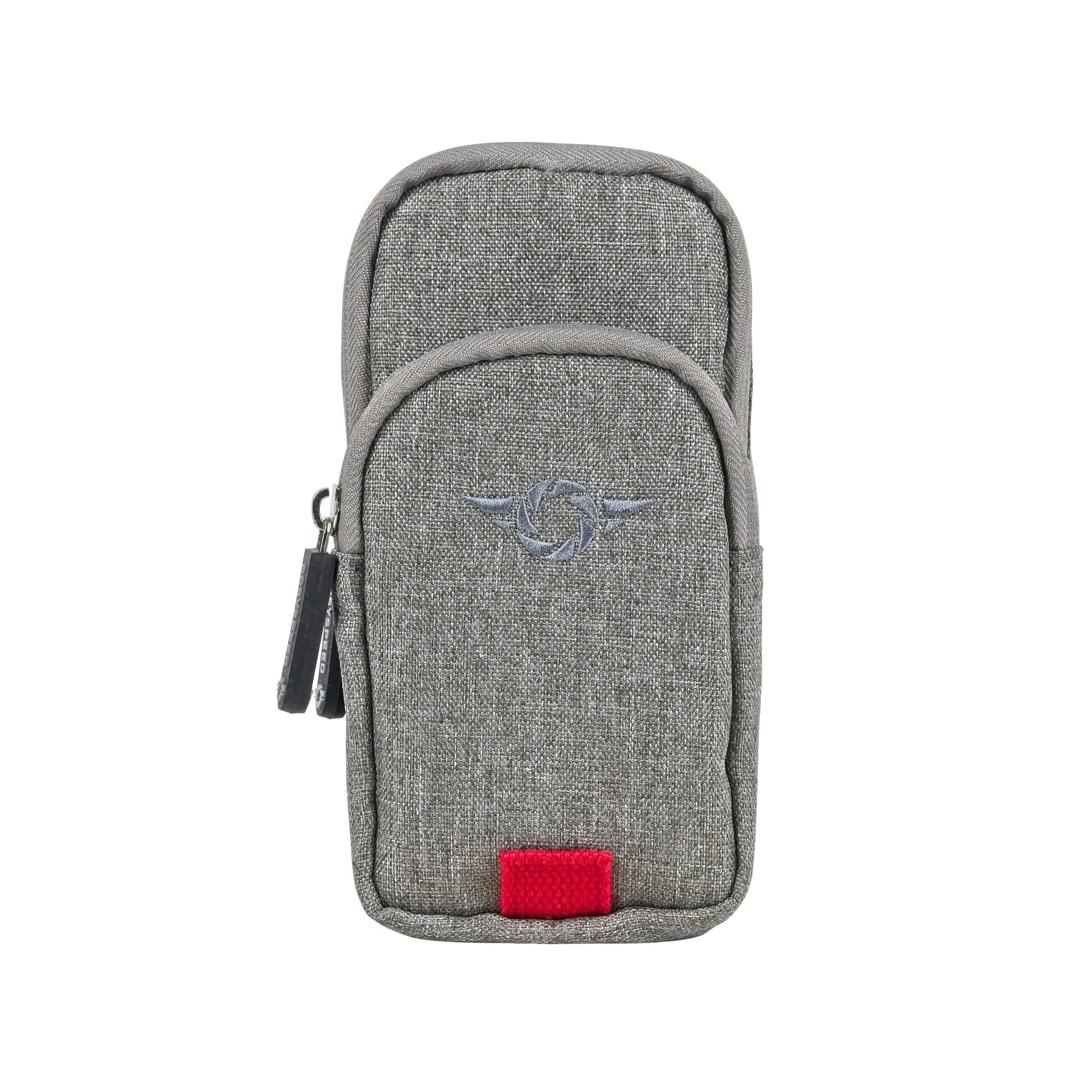 cosyspeed-phoneslinger-stuffbag-g-rteltasche-steel-grey-red image 2