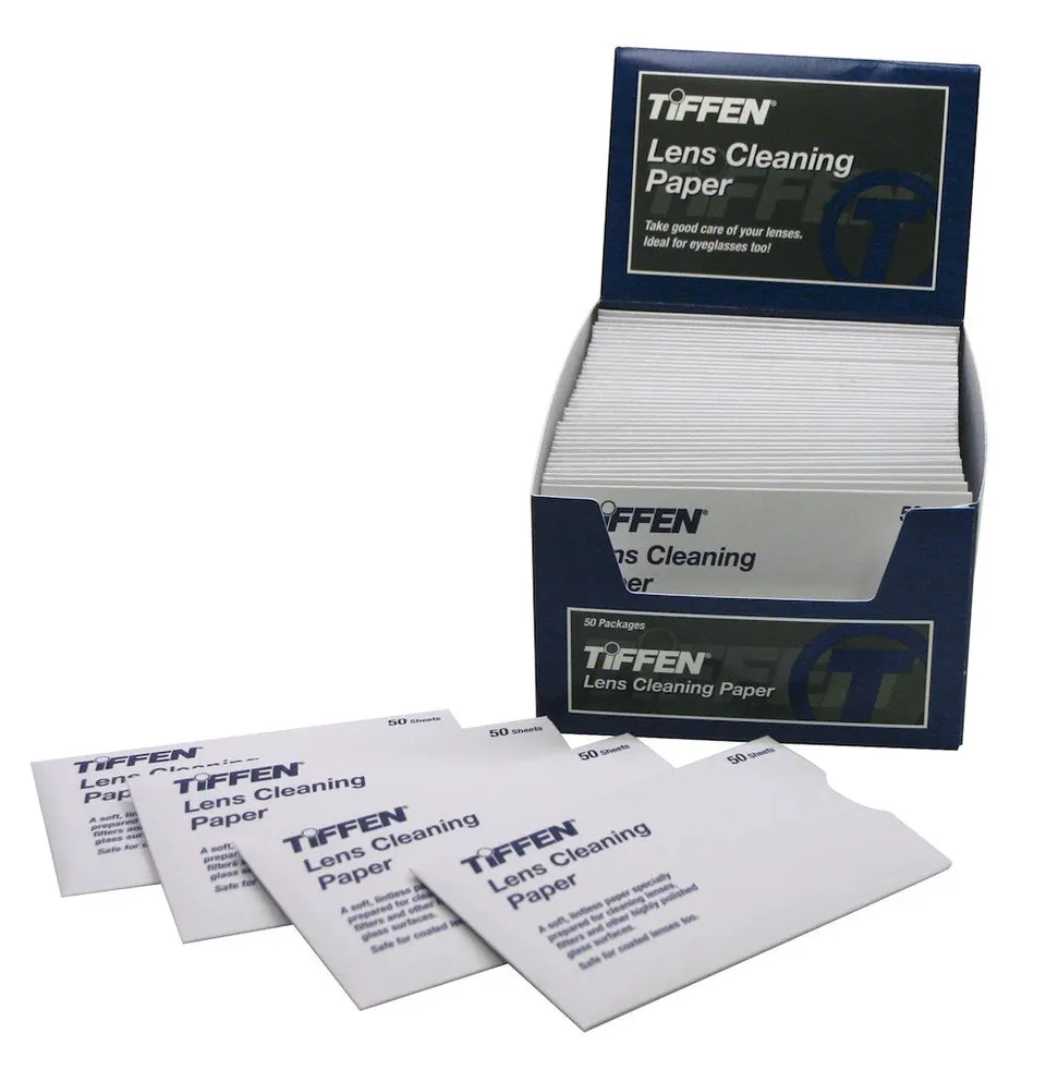 tiffen-linsenreinigungspapier-box-50x50-blatt-fusselfrei image 1