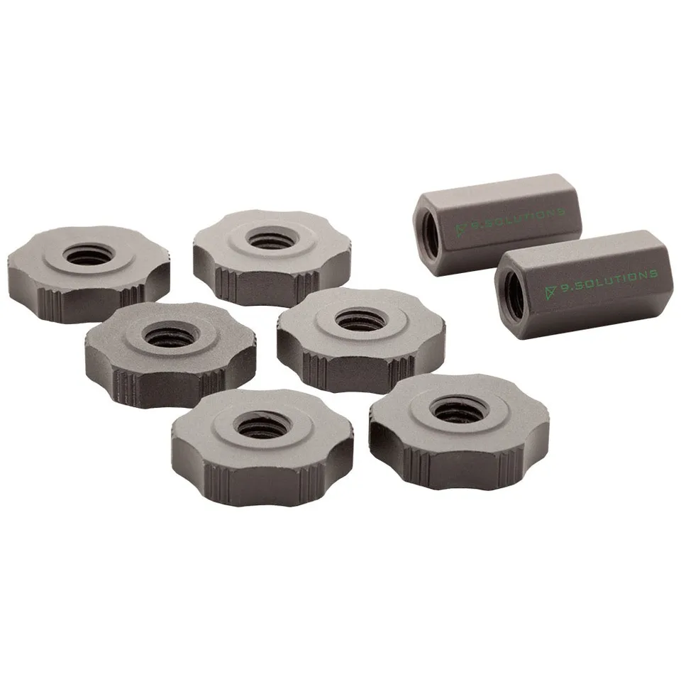 9-solutions-3-8-finger-nut-verbindungsmutter-set image 1