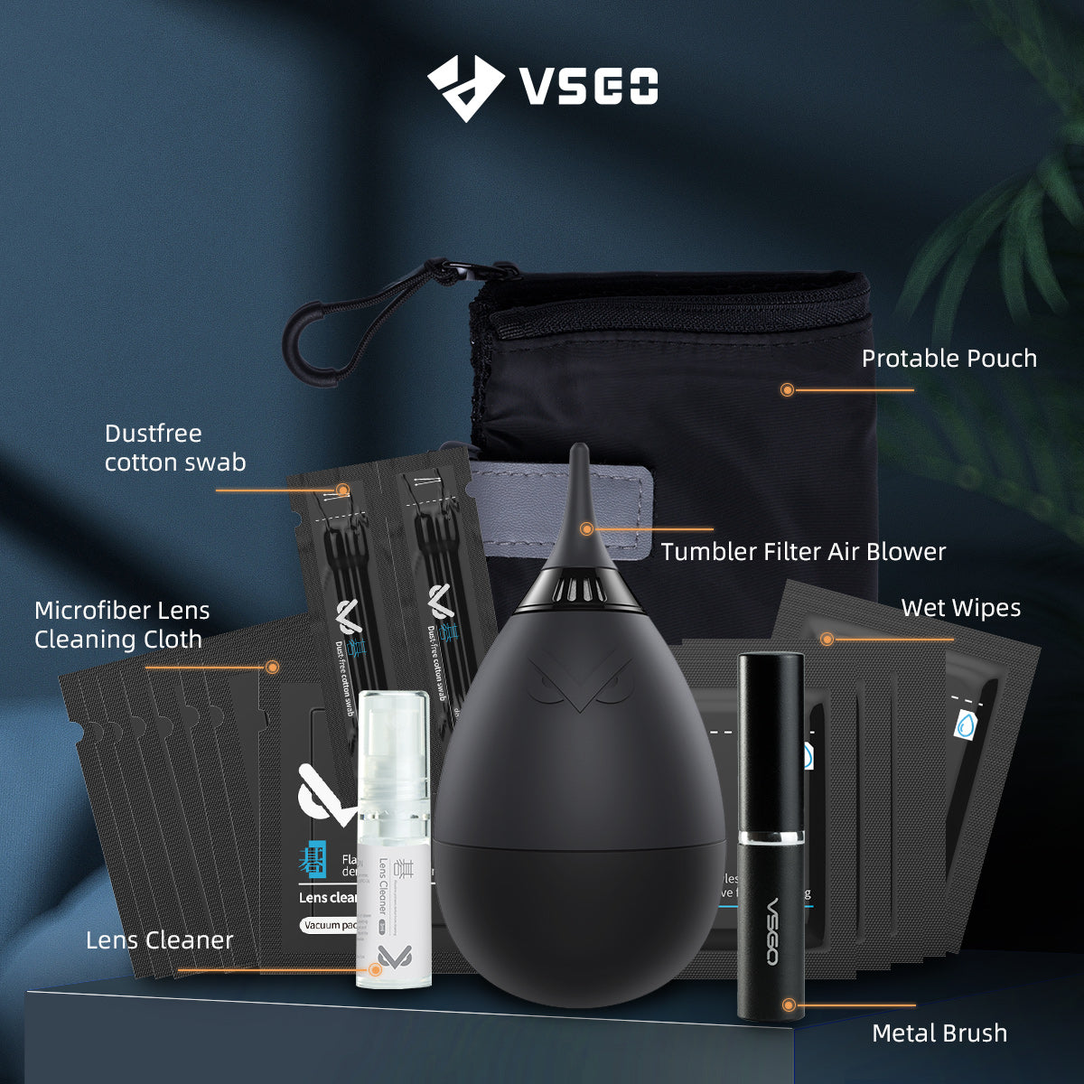vsgo-professional-lens-cleaning-kit-kamera-reinigungsset-reise image 2