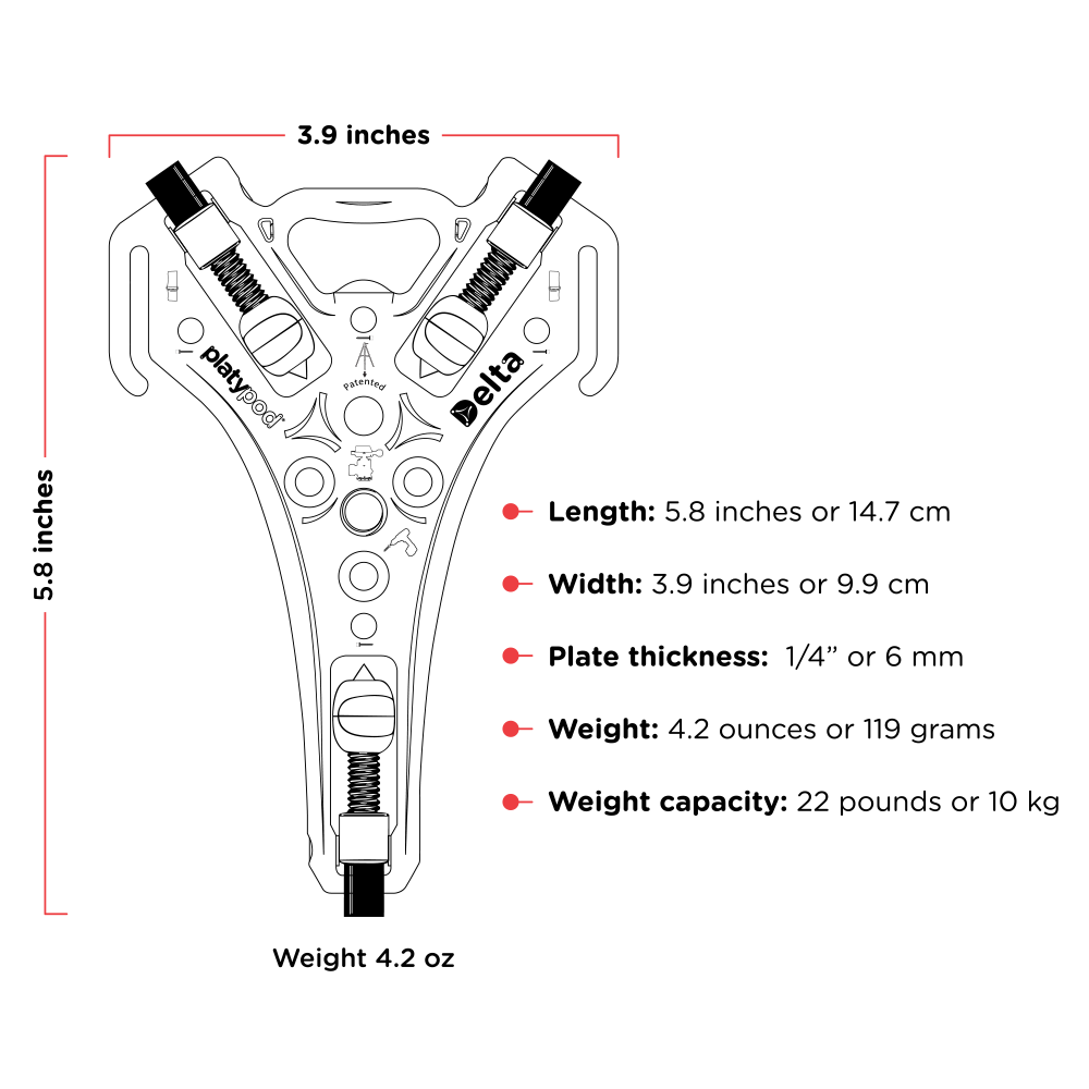 platypod-delta-ministativ-edelstahl-faltbar image 7