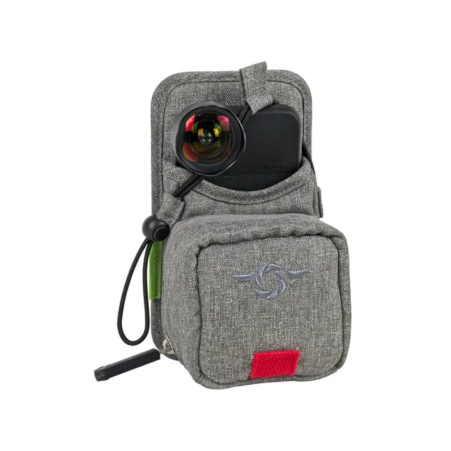 cosyspeed-phoneslinger-prime-smartphone-tasche-steel-grey-red-4-objektive image 1