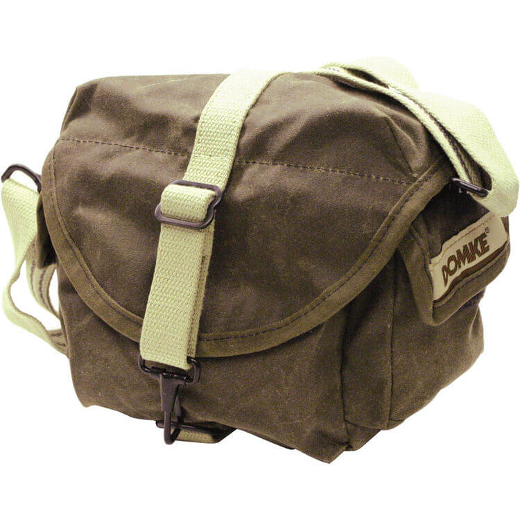 domke-f-8-small-schultertasche-ruggedwear-braun-canvas image 1