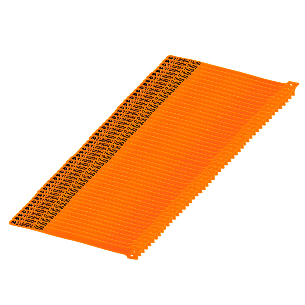 3-legged-thing-kabelbinder-klett-orange-10er-pack image 3