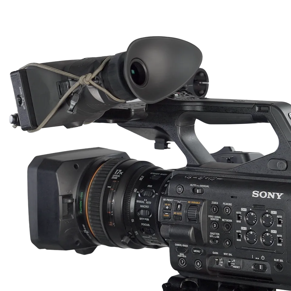hoodman-live-view-kit-sony-z300-videolupe-glas-5-oz image 1