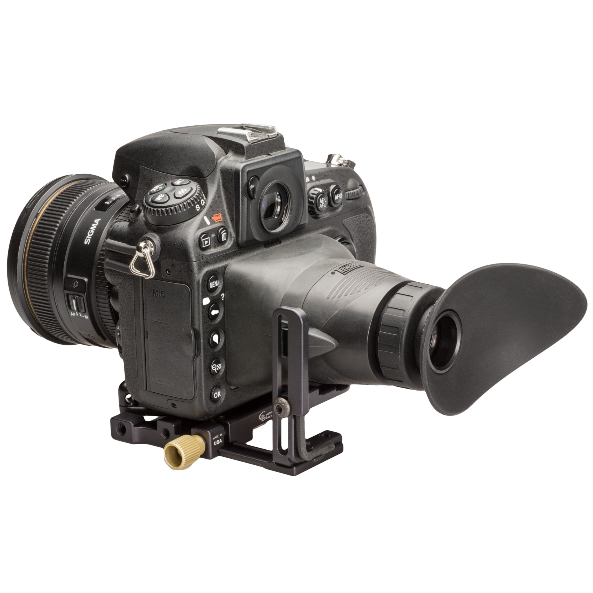 hoodman-live-view-kit-dslr-sucherlupe-mit-bodenplatte image 1