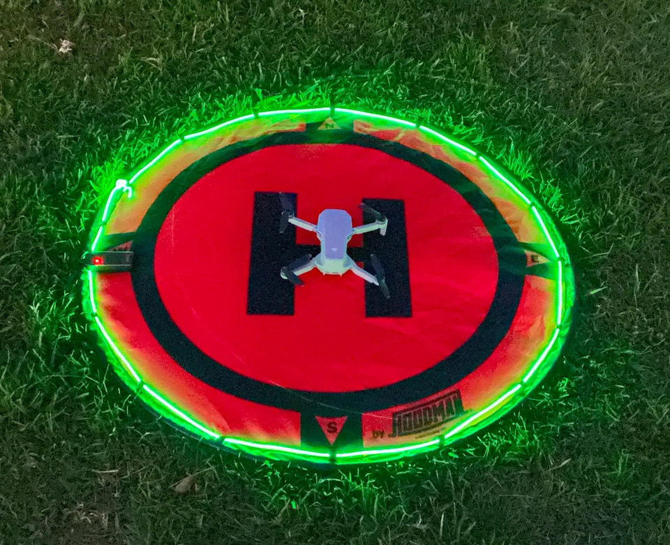 hoodman-drone-landing-pads-led-light-kit-gr-n-3-5-fu image 1