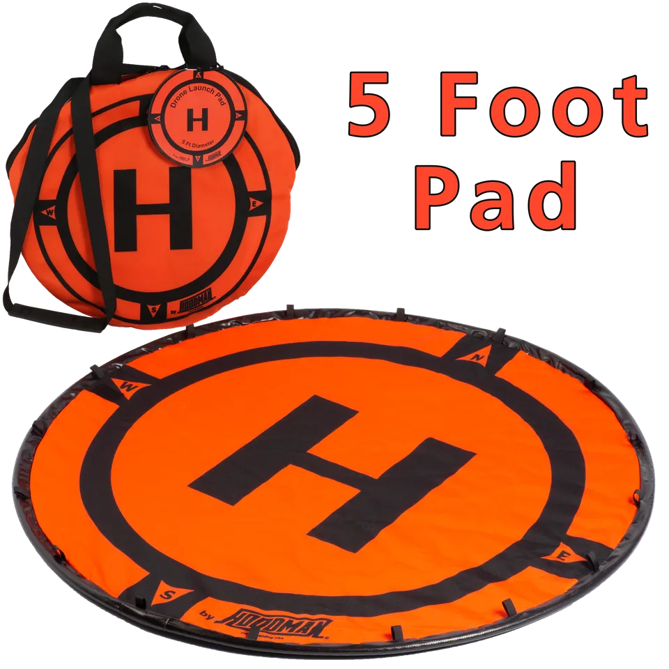 hoodman-hdlp-drohnen-landeplatz-5-ft-orange-beschwert image 1
