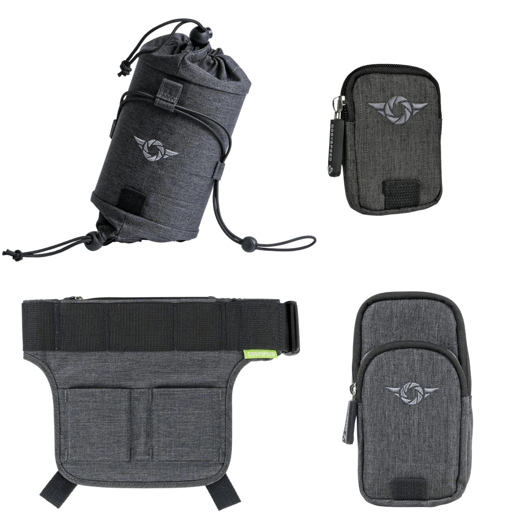 cosyspeed-phoneslinger-gimbal-bottle-holder-kit-tasche-charcoal image 1