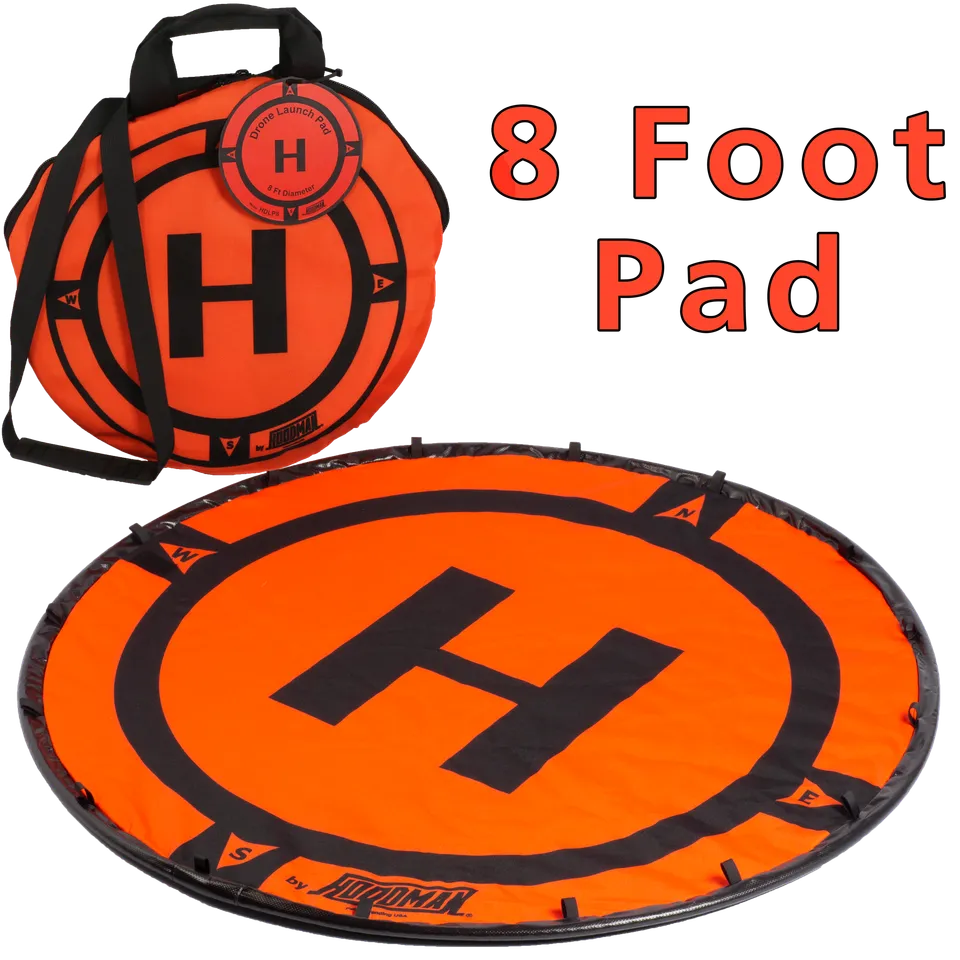hoodman-hdlp8-drohnen-landepad-8-ft-orange image 1