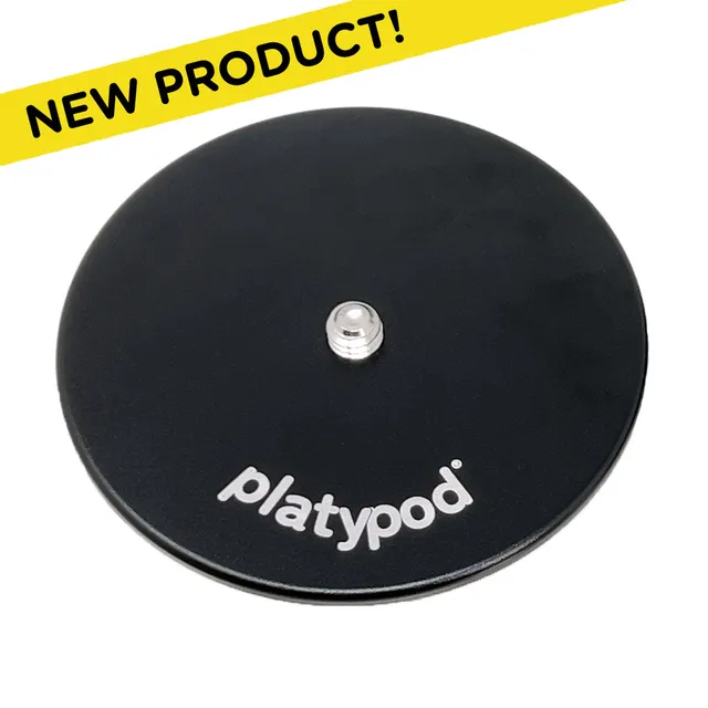 platypod-basic-stativbasis-rund-100-mm-schwarz image 1