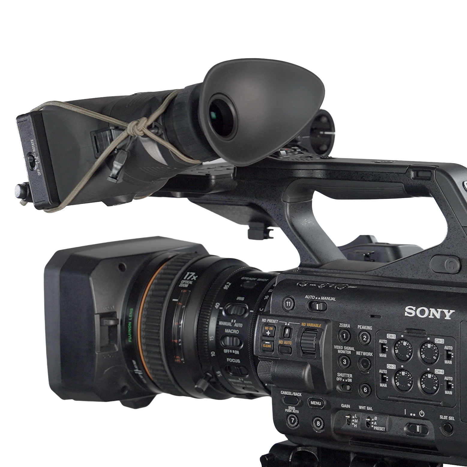 hoodman-live-view-kit-sony-z300-videolupe-glas-5-oz image 1