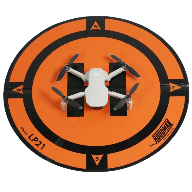 hoodman-lp21-drohnen-landepad-21-zoll-orange image 1