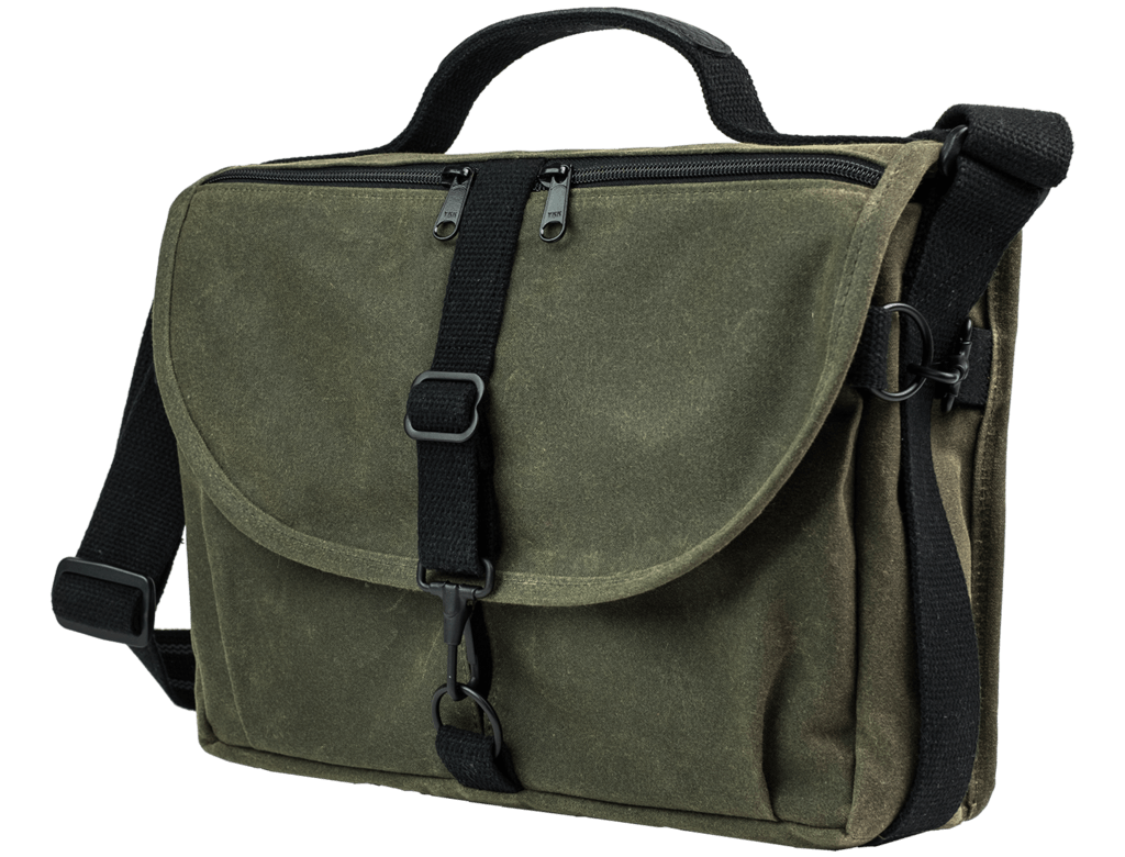 domke-f-803-ruggedwear-messenger-bag-canvas-military-green-15zoll image 3